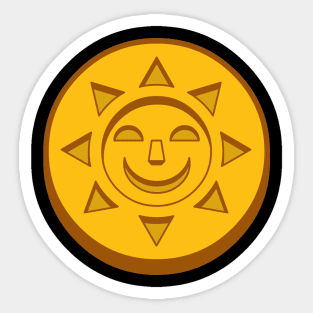 Treasure of the Golden Suns Coin Sticker